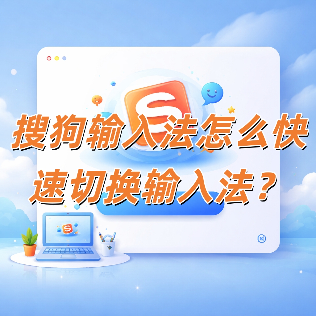 搜狗输入法怎么快速切换输入法？