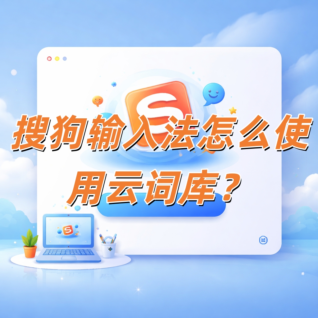 搜狗输入法怎么使用云词库？
