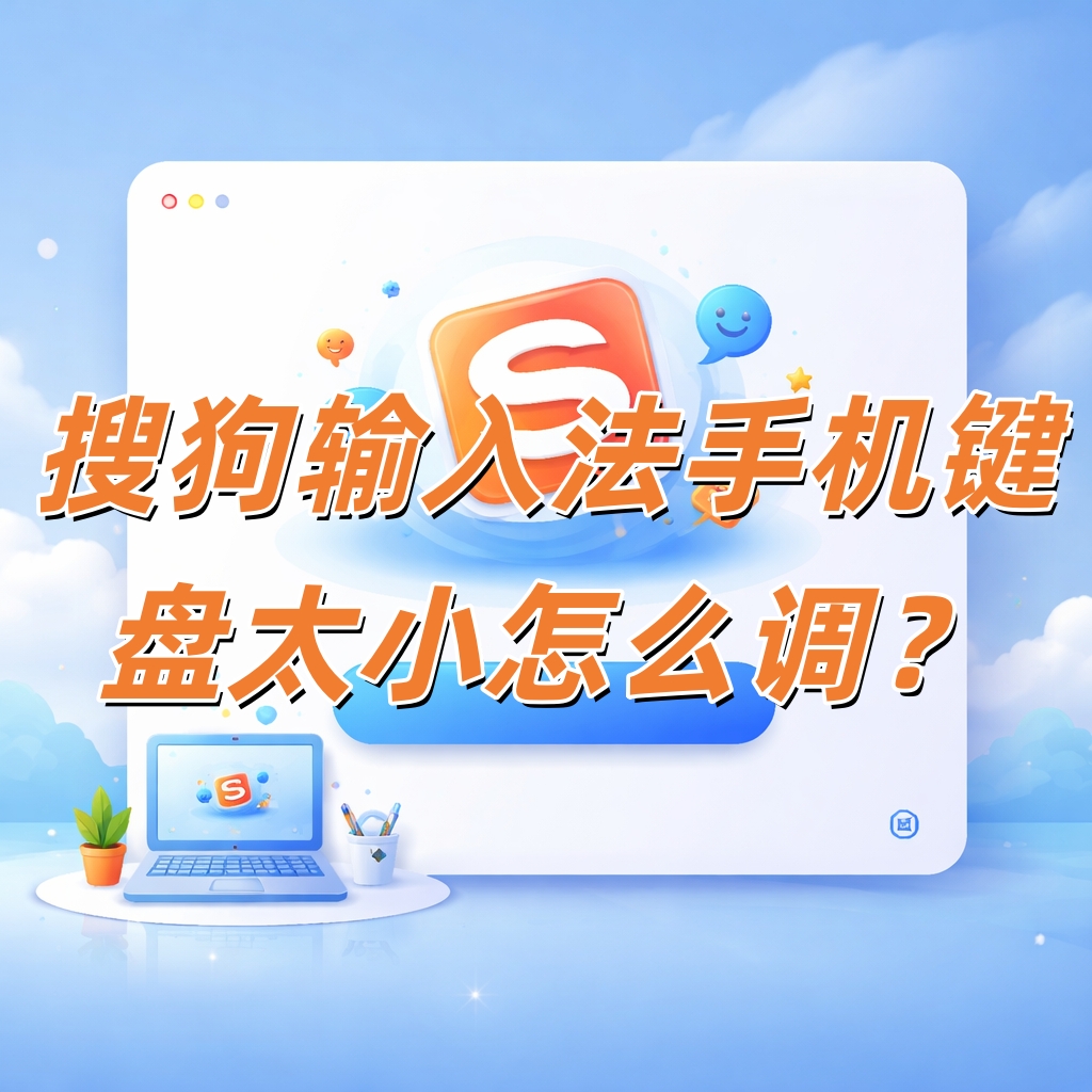 搜狗输入法手机键盘太小怎么调？
