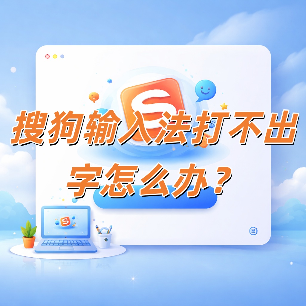 搜狗输入法打不出字怎么办？