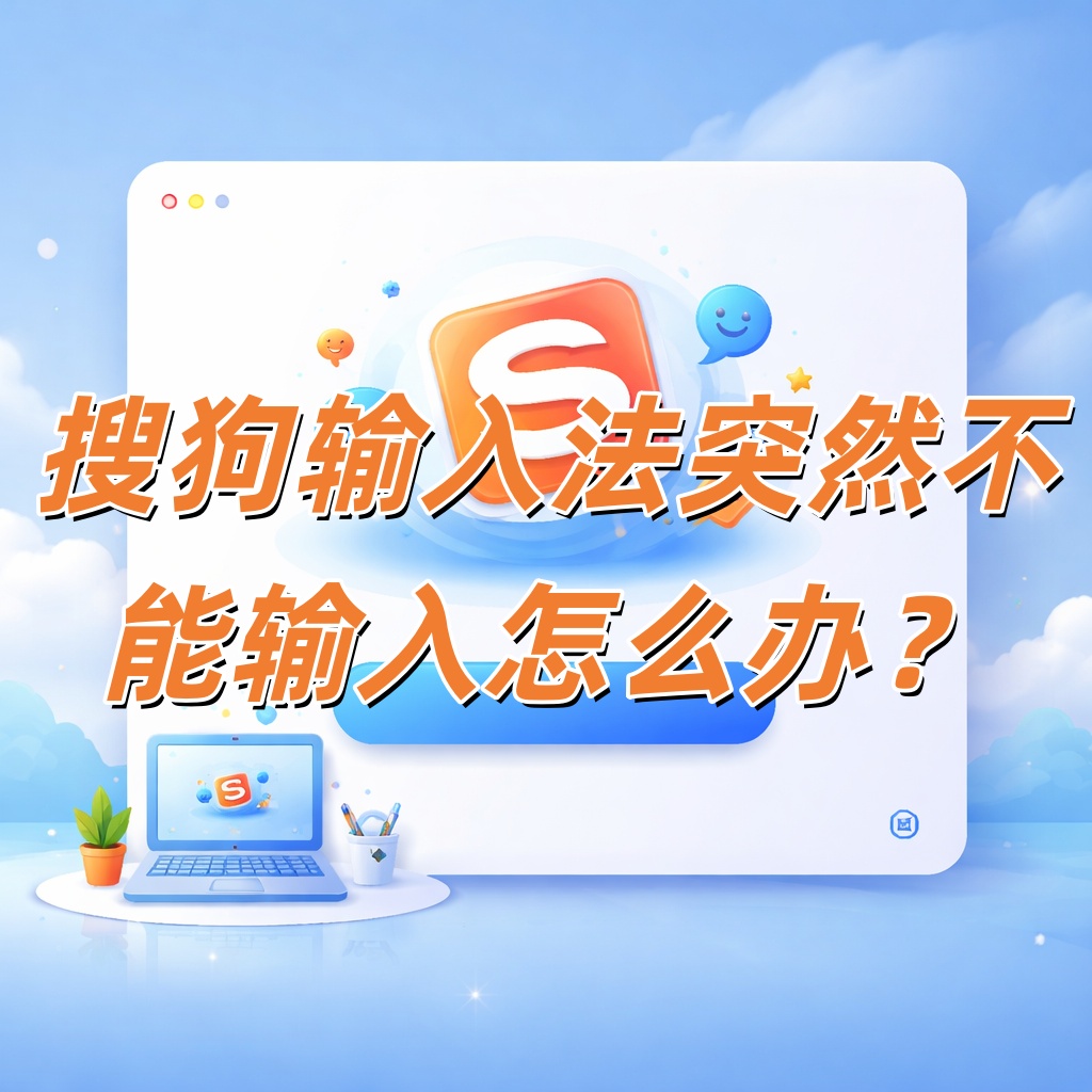 搜狗输入法突然不能输入怎么办？