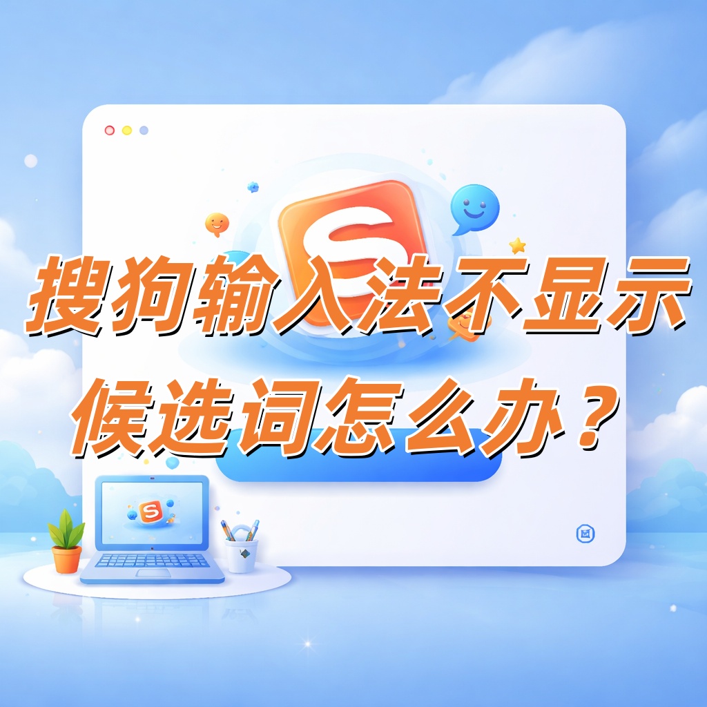 搜狗输入法不显示候选词怎么办？