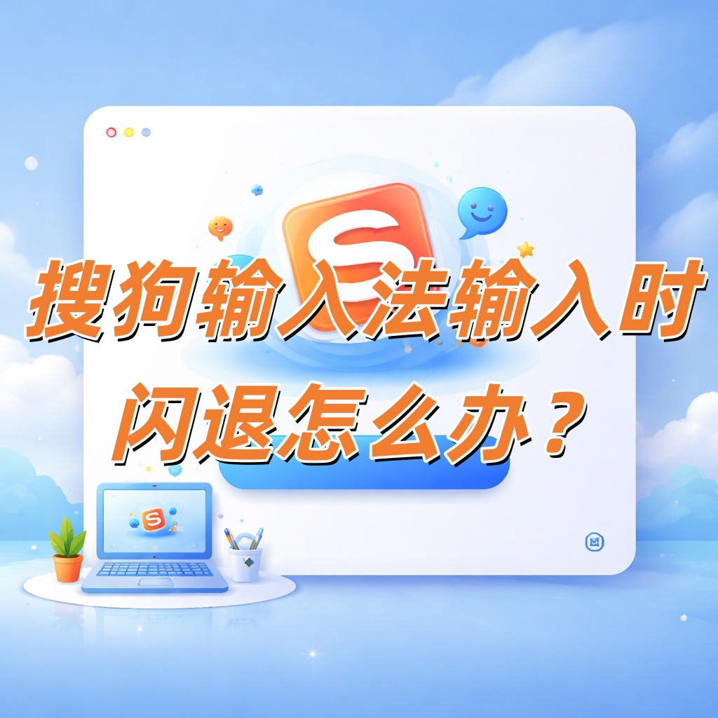 搜狗输入法输入时闪退怎么办？