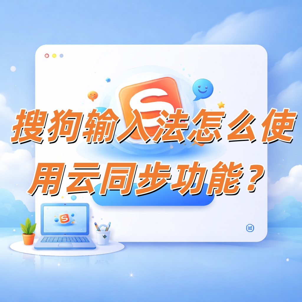搜狗输入法怎么使用云同步功能？