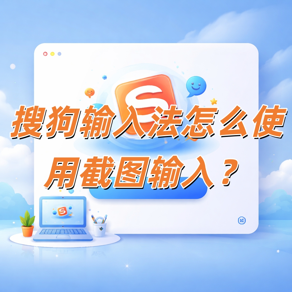 搜狗输入法怎么使用截图输入？