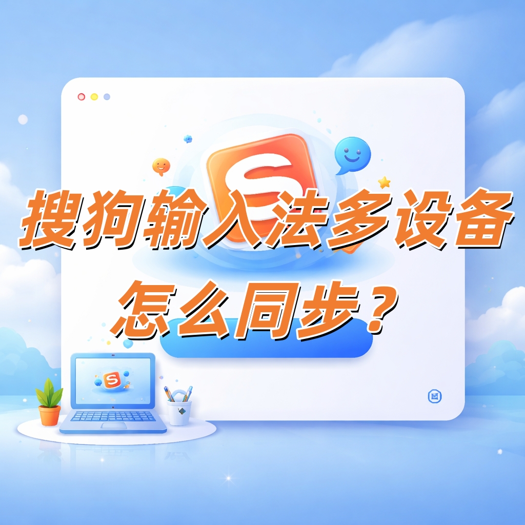 搜狗输入法多设备怎么同步？