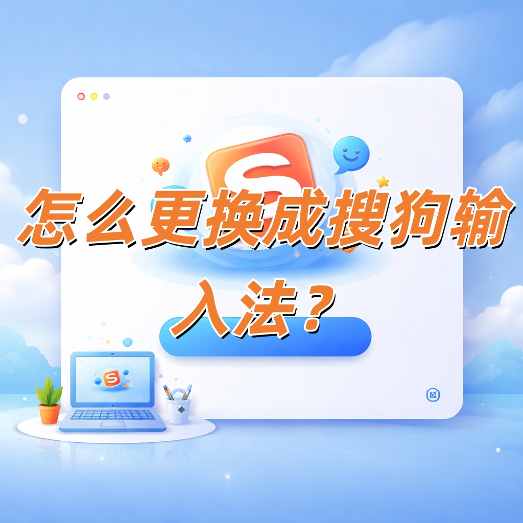 怎么更换成搜狗输入法？