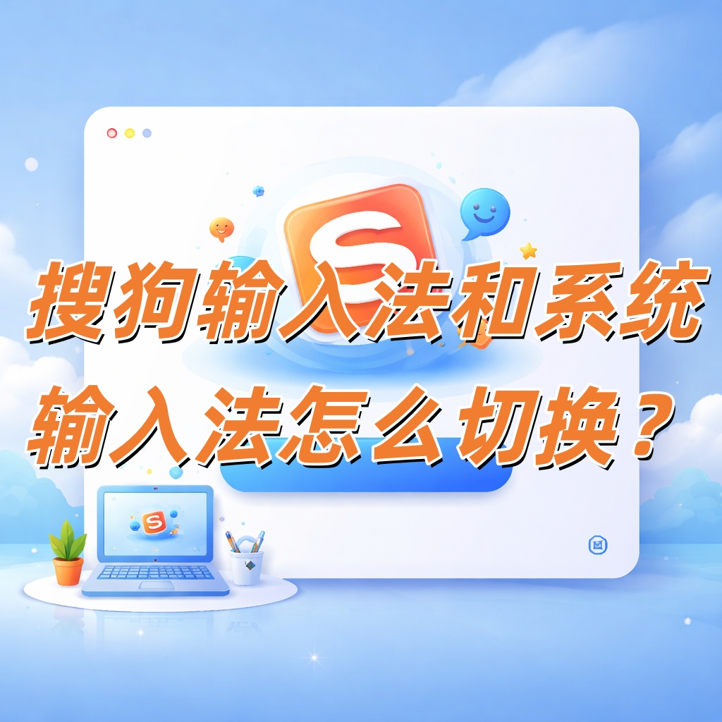 搜狗输入法和系统输入法怎么切换？