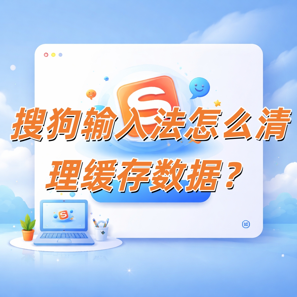 搜狗输入法怎么清理缓存数据？
