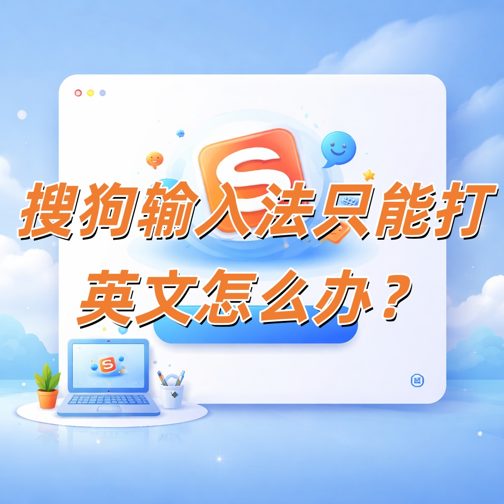 搜狗输入法只能打英文怎么办？